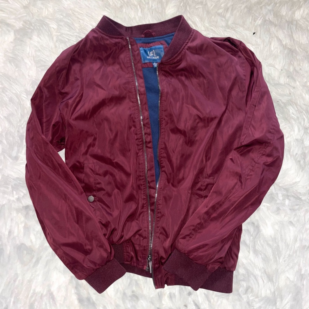🌟 Maroon Bomber Jacket 🌟